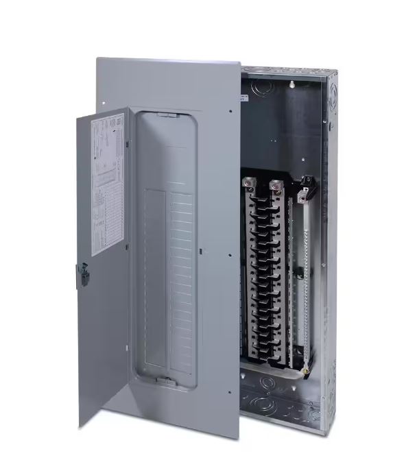 GE PowerMark Gold and Plus 125 Amp 16-Way 24-Circuit NEMA 1 Panel. Complete with Main Circuit Breaker Kit INSTALLED