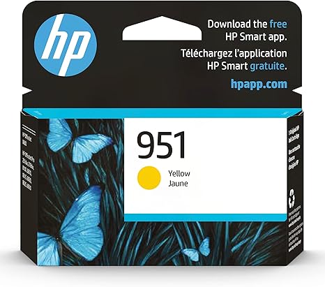 HP 951 Yellow Officejet Ink Cartridge 