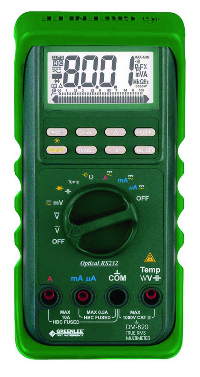 DMM,TRMS AC/DC CAP(DM-810A) Greenlee