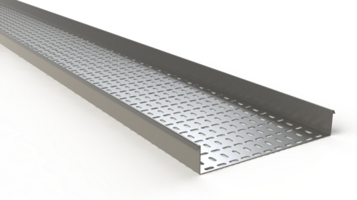 2" X 96" PERFORATED ZINC COATED GALVANIZED STEEL CABLE TRAY 