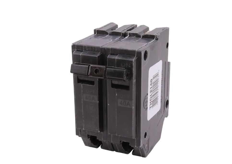 GE Q-Line 40 Amp 2 Double-Pole Full Size Circuit Breaker 120/240 Vac – THQL2140